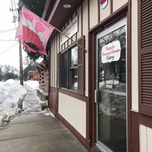 the outside of the store