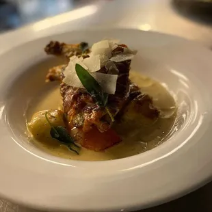 Chicken Saltimbocca with Brown Butter Cream