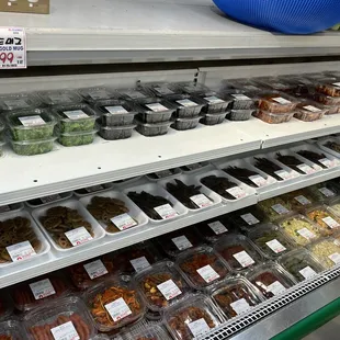 Rows of Banchans
