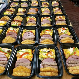 Boxed Breakfast, Lunch &amp; dinner