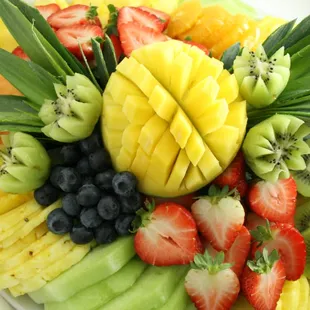Assorted fruit platter