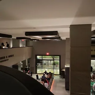 A view from upper level