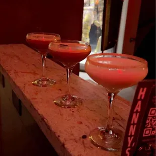 Espresso martinis and Christmas cocktail