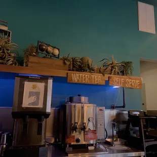 Interior, Tea and Water Station