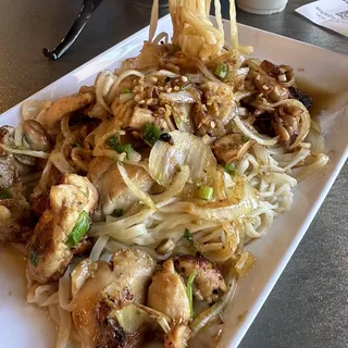 11. Lemongrass Chicken Steak Garlic Noodles