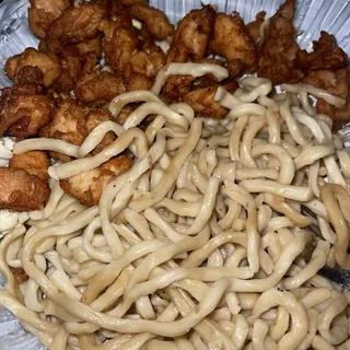 13. Garlic Popcorn Chicken Garlic Noodles