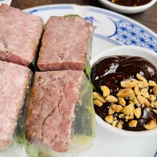 Pork Sausage summer roll