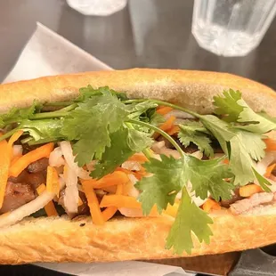 Pork bahn mi
