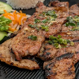 Grilled Pork Rice Dish