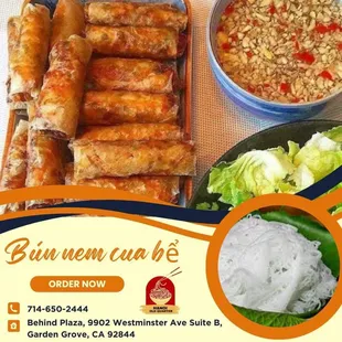 Bún nem cua bể