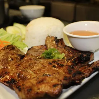 Grilled Pork Chop with Jasmine Rice