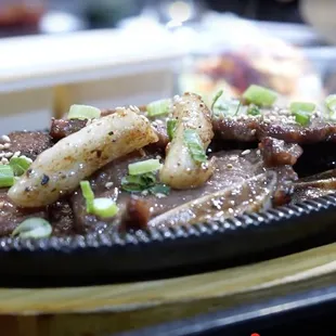 a plate of food on a table