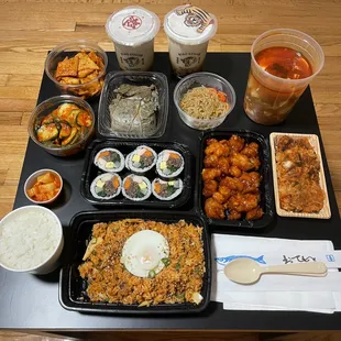 Kimchi Friend Rice &amp; Soft Tofu Soup