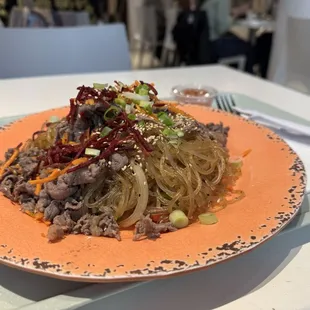 Japchae with Bulgoki