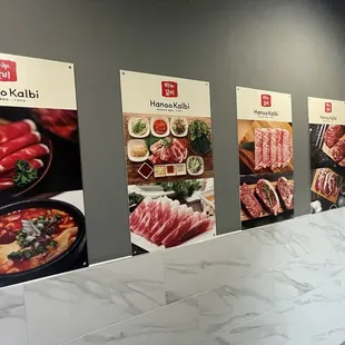 menu, sushi and sashimi