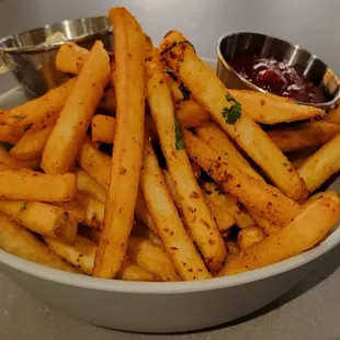 From happy hour menu, Harra Frites, $5 – 5 Stars