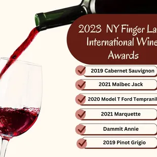 International Awarded Wines