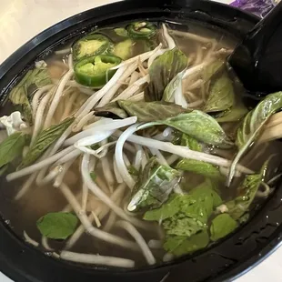 Beef pho (tastes so good!!!)