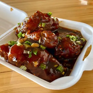 Fried Bone-In Chicken Wings Appetizer