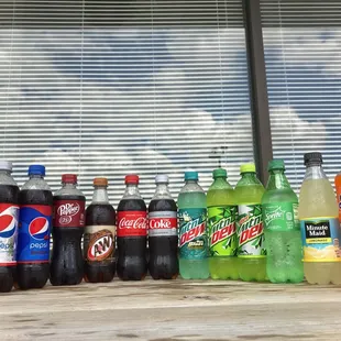 Bottled drinks that we have available right now