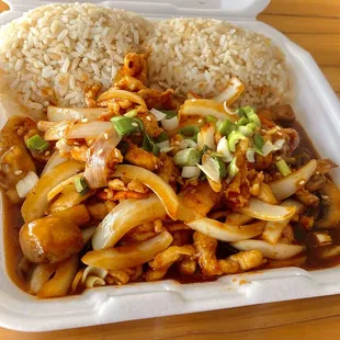 Spicy Chicken Bulgogi with Fried Rice