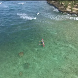 paddling around Kawela Bay