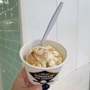 Apple pie ice cream | IG: @bobabitchess
