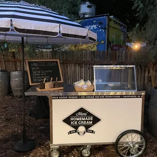 Hans' Homemade Ice Cream is now offering Catering Services with our new Ice Cream Cart.