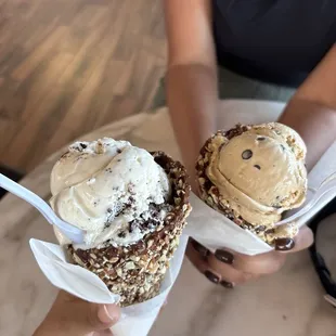Oreo Cheesecake and Mocha Chip