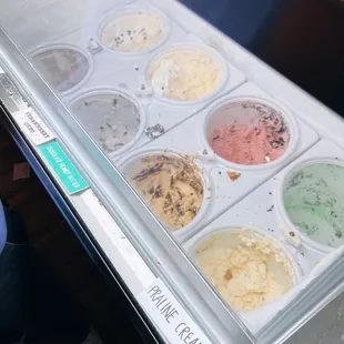 Ice cream flavors