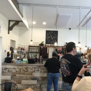  customers at the counter