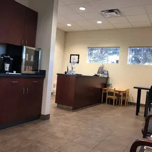 Great waiting area!