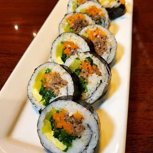 Beef Gimbap.