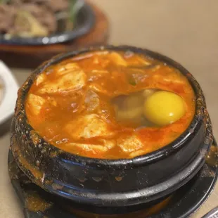 40. Bulgogi and Tofu Soup Combo