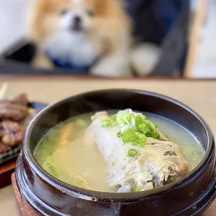 OUTDOOR DINING: Samgyetang - Korean Ginseng Chicken Soup | $21.95