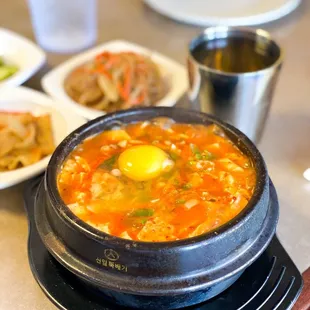 Spicy Seafood Tofu Soup