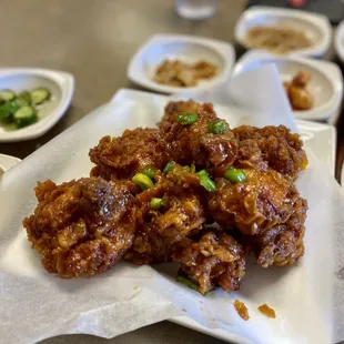Half fried chicken - soy &amp; garlic