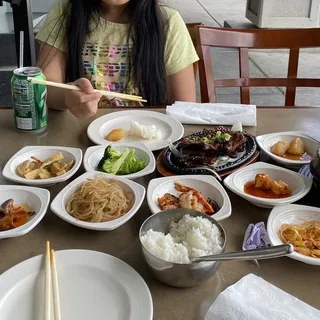 39. Galbi and Tofu Soup Combo