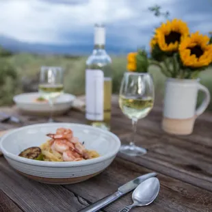 Dinner, with Hanselmann Pottery