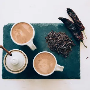 Valentines Day hot chocolate, at Hanselmann Pottery
