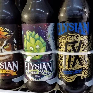 a variety of beers