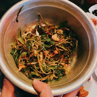 Salad that goes with the meats