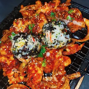 Boneless Chicken Feet with Rice Balls