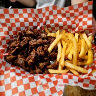Fried Chicken Gizzard &amp; Fries