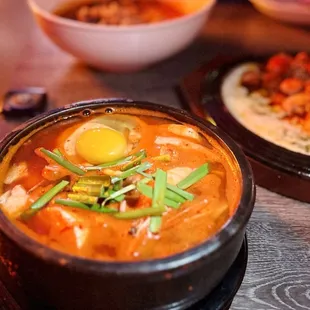 Seafood soon tofu jjigae