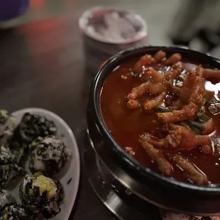 Chicken Feet with rice ball