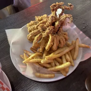 Whole Fried Squid