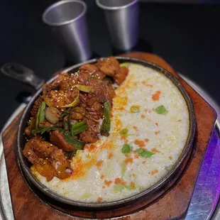 Pork Mozzarella Cheese Fondue