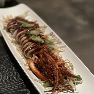 Grilled squid