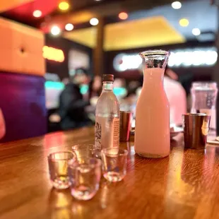 soju and yogurt cocktail